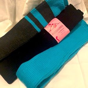 Set of 3 pole candy leg warmers